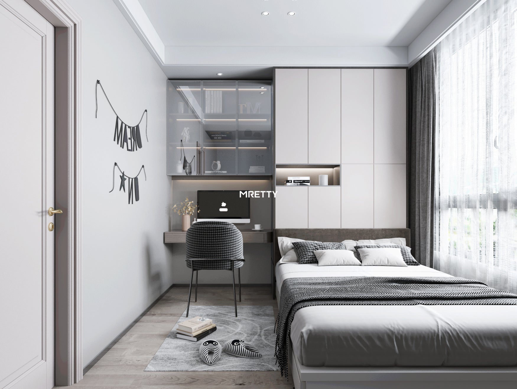 Master Your Workspace: Study Bookshelf Adjustable Shelves | NESTIFY CABINET