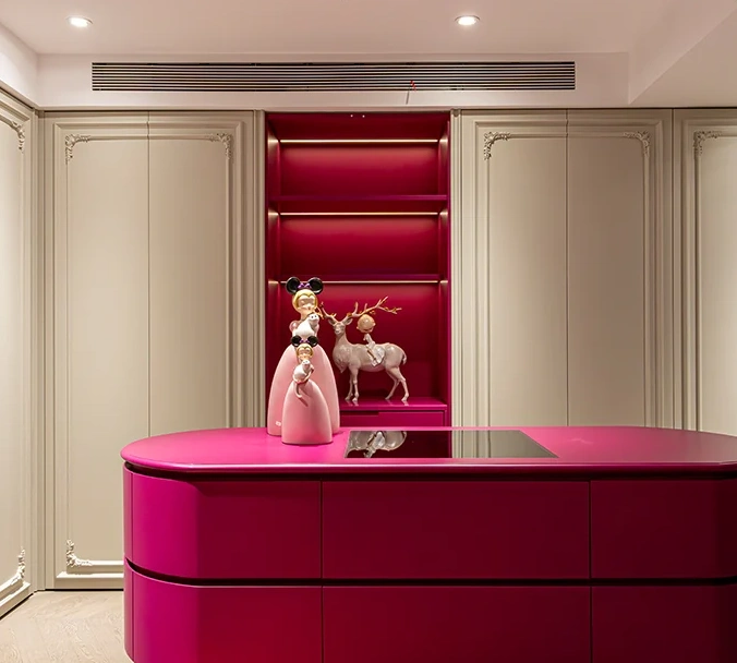 Nestify Cabinet Vibrant Fuchsia Dreams Meet French Elegance