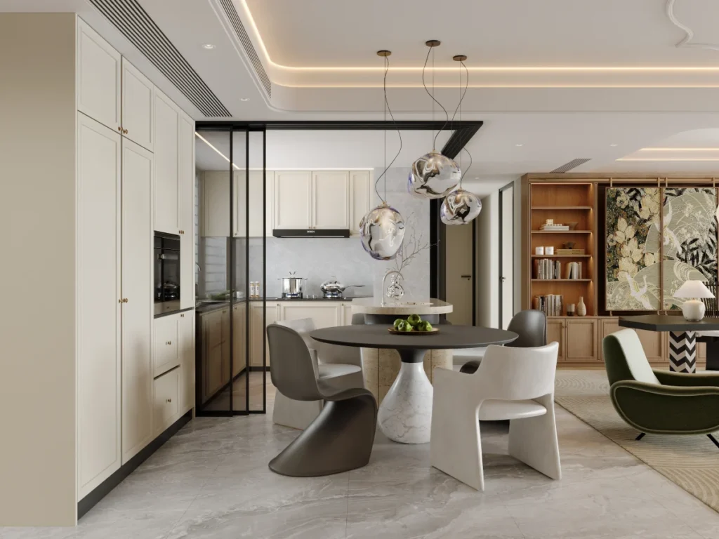Custom Cabinet French Condo in Singapore