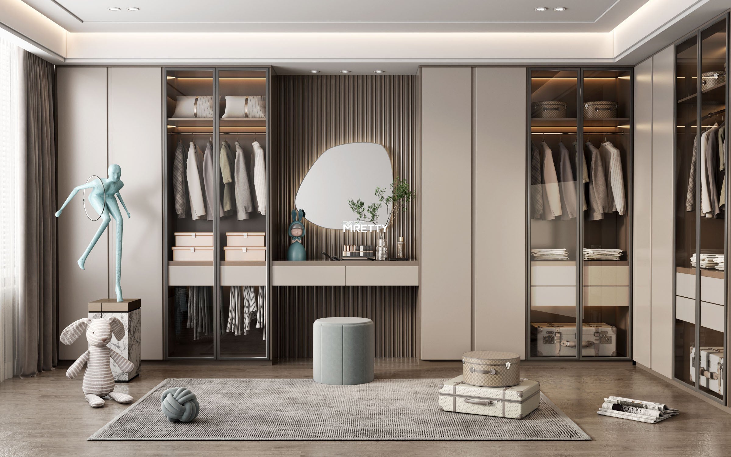 NESTIFY CABINET Custom Wooden Bookcase Design: A Symphony of Form and Function